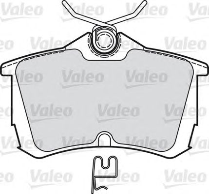 Тормозные колодки VALEO 598758