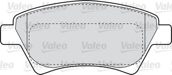 Тормозные колодки VALEO 598558