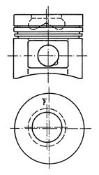 Поршень KOLBENSCHMIDT 91260620
