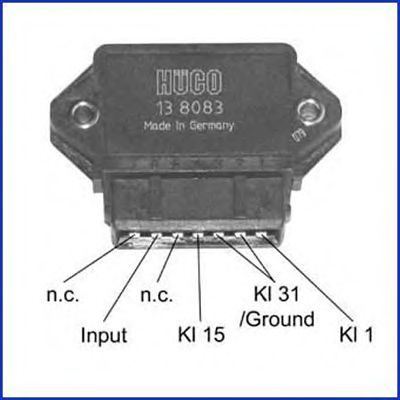 Коммутатор зажигания HUCO 138083