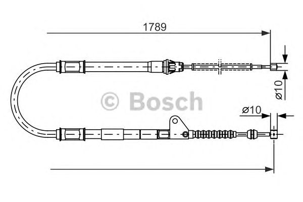 Трос ручника BOSCH 1 987 477 540