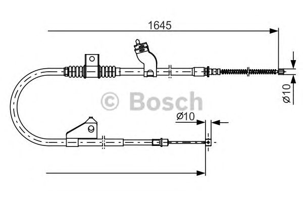 Трос ручника BOSCH 1 987 482 275