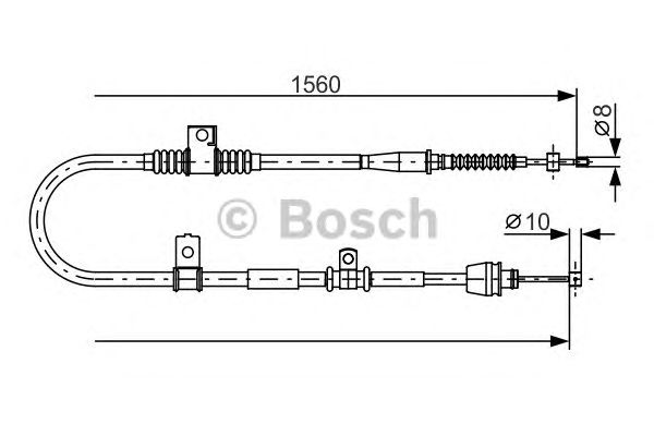 Трос ручника BOSCH 1 987 482 360