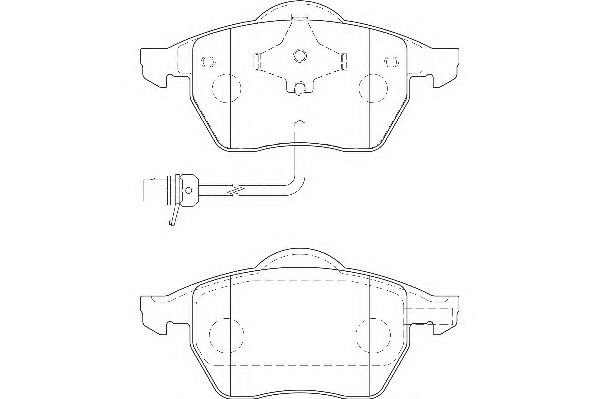Тормозные колодки WAGNER WBP21848B