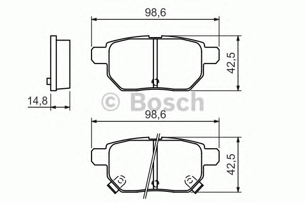 Тормозные колодки BOSCH 0 986 494 328