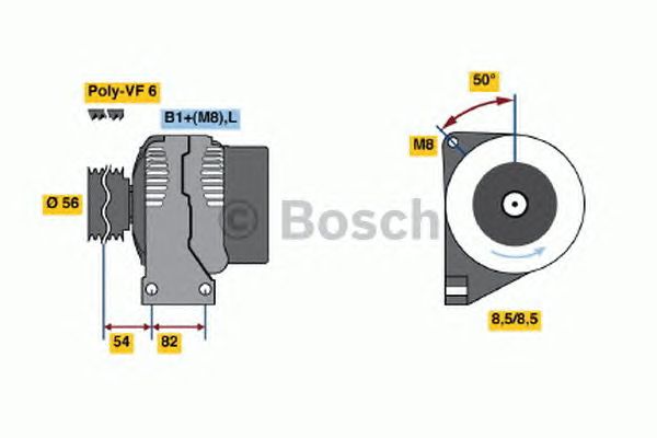 Генератор BOSCH 0 986 047 500