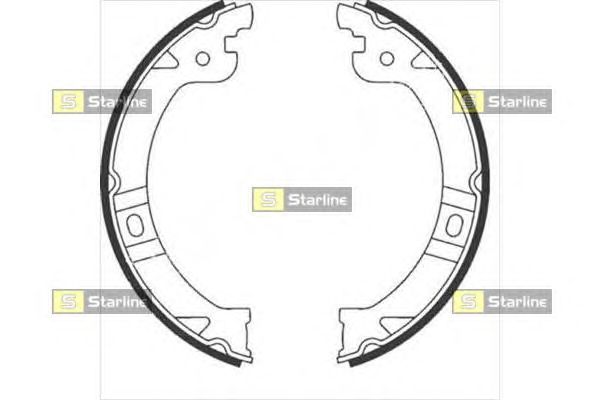 Тормозные колодки ручника STARLINE BC 08950