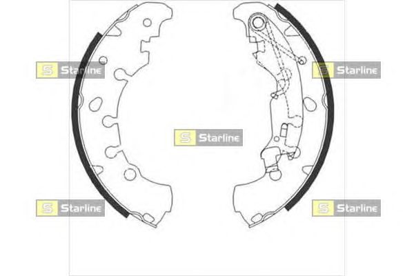 Тормозные колодки STARLINE BC 09090