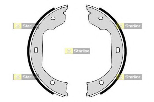 Тормозные колодки ручника STARLINE BC 09110