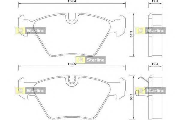 Тормозные колодки STARLINE BD S359