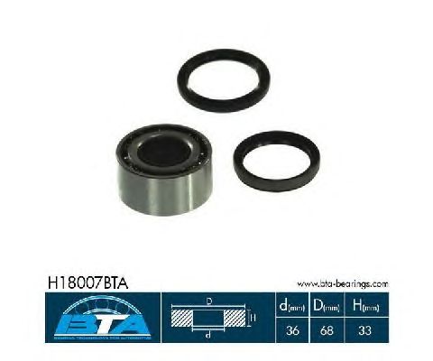 Ступичный подшипник BTA H18007BTA