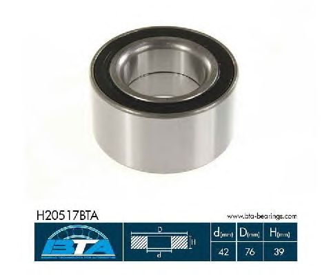 Ступичный подшипник BTA H20517BTA