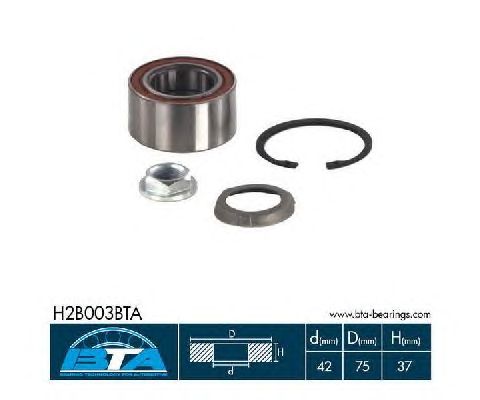 Ступичный подшипник BTA H2B003BTA