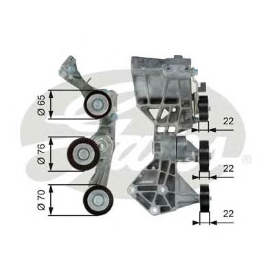 Натяжной ролик поликлинового ремня GATES T39064