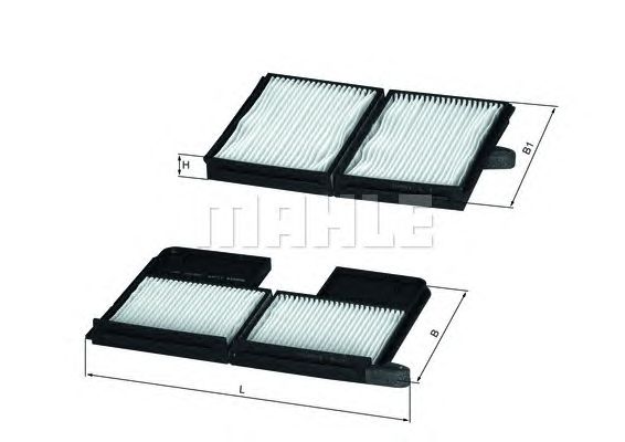 Фильтр салона KNECHT LA 186/S