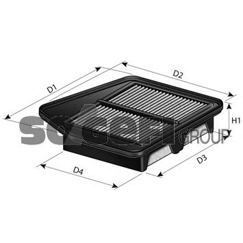 Воздушный фильтр PURFLUX A1506