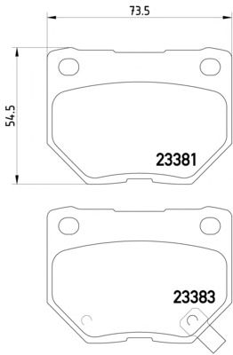 Тормозные колодки TEXTAR 2338101