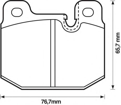 Тормозные колодки JURID 571271D