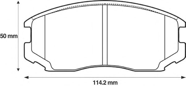 Тормозные колодки JURID 572441J
