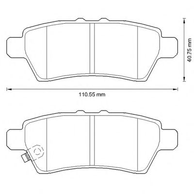 Тормозные колодки JURID 572610J