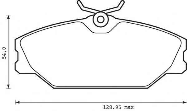Тормозные колодки JURID 573008J