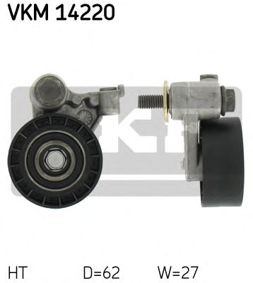 Натяжной ролик ремня ГРМ SKF VKM 14220