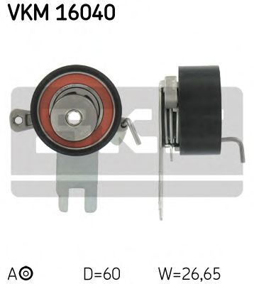 Натяжной ролик ремня ГРМ SKF VKM 16040