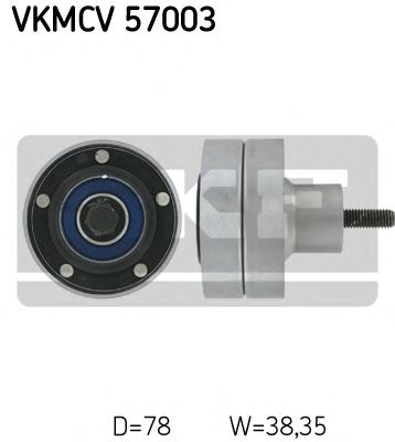 Направляющий / паразитный ролик  поликлинового ремня SKF VKMCV 57003