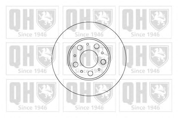Гальмівний диск QUINTON HAZELL BDC5226