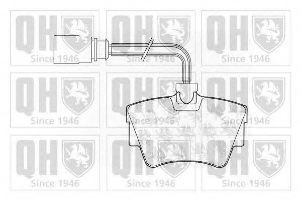 Тормозные колодки QUINTON HAZELL BP1050