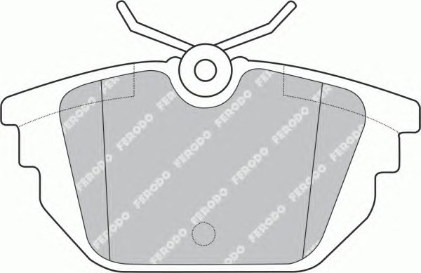Тормозные колодки FERODO FDB1113
