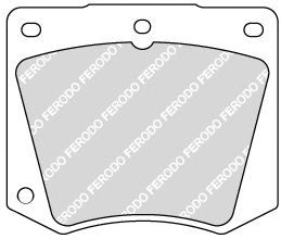 Тормозные колодки FERODO FDB1284