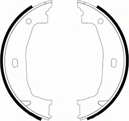 Тормозные колодки ручника FERODO FSB592
