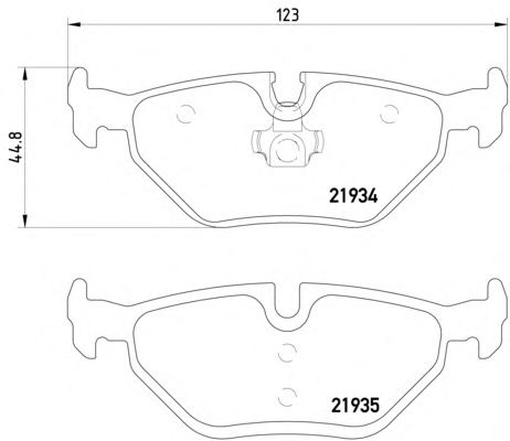 Гальмівні колодки MINTEX MDB1888