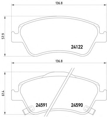 Тормозные колодки MINTEX MDB2923