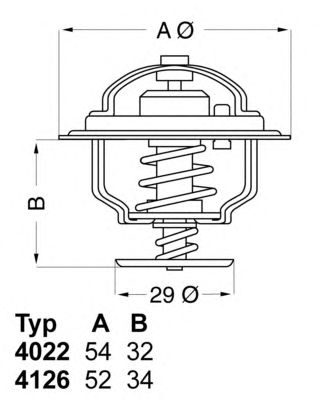 Термостат WAHLER 4022.92D