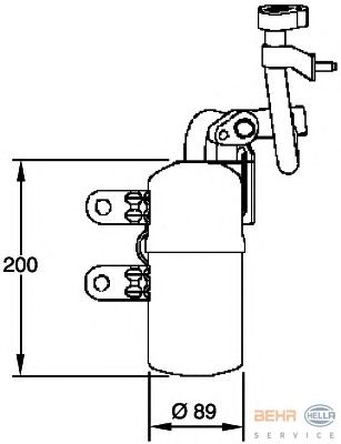 Осушитель кондиционера HELLA 8FT 351 335-101