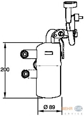Осушитель кондиционера HELLA 8FT 351 335-111
