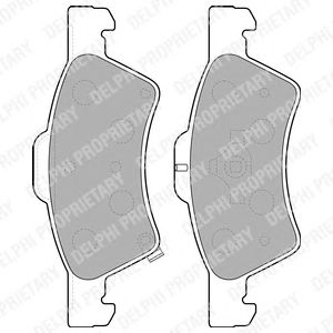 Тормозные колодки DELPHI LP1693