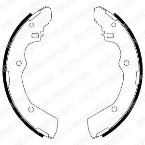 Тормозные колодки DELPHI LS1543