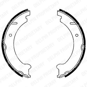 Тормозные колодки ручника DELPHI LS1781