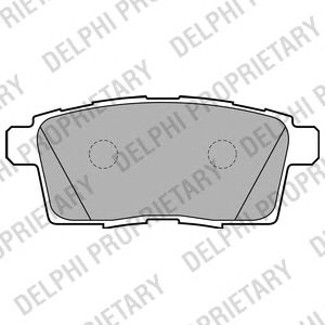 Тормозные колодки DELPHI LP2052