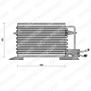 Радиатор кондиционера DELPHI TSP0225028