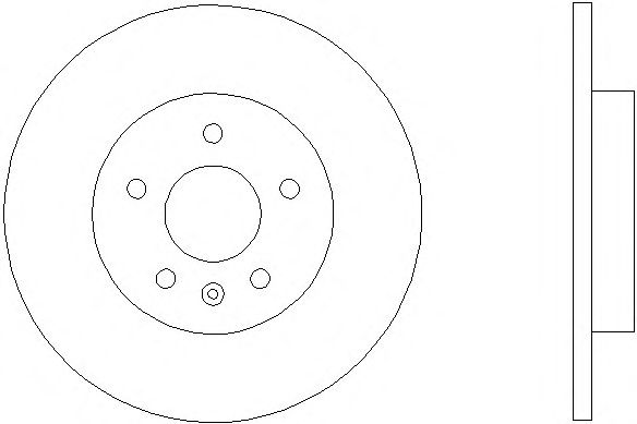 Тормозной диск HELLA 8DD 355 111-811 PRO