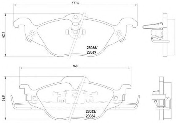 Тормозные колодки HELLA 8DB 355 008-571