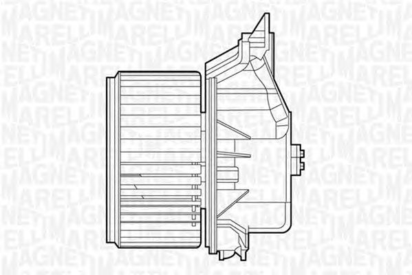 Вентилятор отопителя MAGNETI MARELLI 069412528010