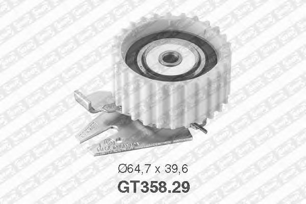 Натяжной ролик ремня ГРМ SNR GT358.29