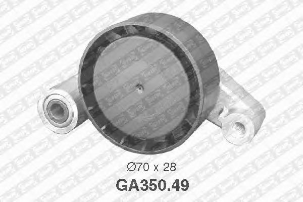 Натяжной ролик поликлинового ремня SNR GA350.49