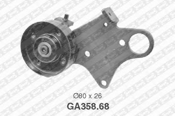 Натяжной ролик поликлинового ремня SNR GA358.68