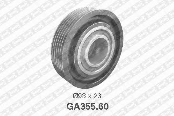Направляющий / паразитный ролик поликлинового ремня SNR GA355.60